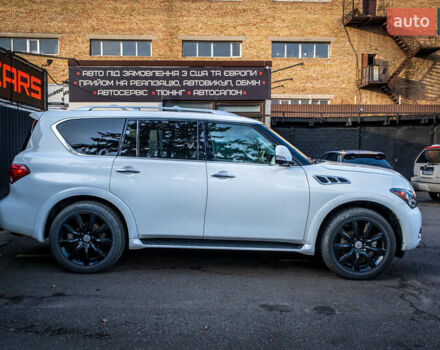 Белый Инфинити QX80, объемом двигателя 5.55 л и пробегом 81 тыс. км за 25000 $, фото 8 на Automoto.ua