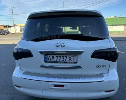 Белый Инфинити QX80, объемом двигателя 5.55 л и пробегом 48 тыс. км за 29900 $, фото 12 на Automoto.ua