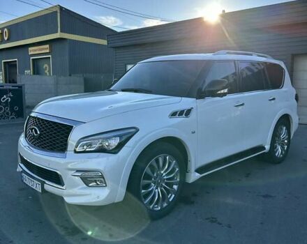 Белый Инфинити QX80, объемом двигателя 5.55 л и пробегом 48 тыс. км за 29900 $, фото 16 на Automoto.ua