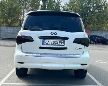 Белый Инфинити QX80, объемом двигателя 5.55 л и пробегом 44 тыс. км за 33000 $, фото 5 на Automoto.ua