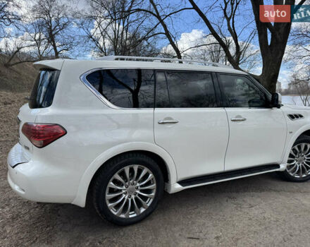 Белый Инфинити QX80, объемом двигателя 5.6 л и пробегом 162 тыс. км за 28800 $, фото 5 на Automoto.ua
