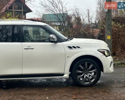 Белый Инфинити QX80, объемом двигателя 5.6 л и пробегом 172 тыс. км за 22990 $, фото 11 на Automoto.ua