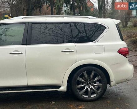 Белый Инфинити QX80, объемом двигателя 5.6 л и пробегом 172 тыс. км за 22990 $, фото 5 на Automoto.ua