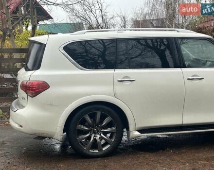 Белый Инфинити QX80, объемом двигателя 5.6 л и пробегом 172 тыс. км за 22990 $, фото 10 на Automoto.ua