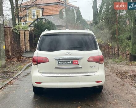 Белый Инфинити QX80, объемом двигателя 5.6 л и пробегом 172 тыс. км за 22990 $, фото 8 на Automoto.ua