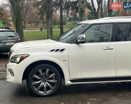 Белый Инфинити QX80, объемом двигателя 5.6 л и пробегом 172 тыс. км за 22990 $, фото 6 на Automoto.ua