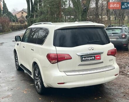 Белый Инфинити QX80, объемом двигателя 5.6 л и пробегом 172 тыс. км за 22990 $, фото 7 на Automoto.ua