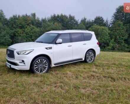 Белый Инфинити QX80, объемом двигателя 5.6 л и пробегом 75 тыс. км за 44000 $, фото 35 на Automoto.ua