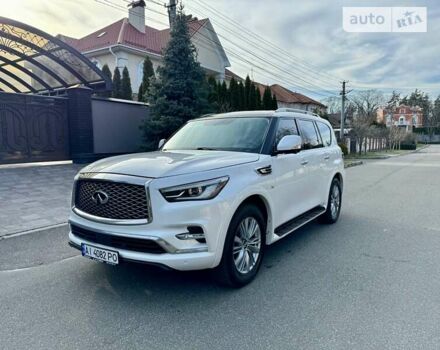 Білий Інфініті QX80, об'ємом двигуна 5.6 л та пробігом 77 тис. км за 33950 $, фото 1 на Automoto.ua