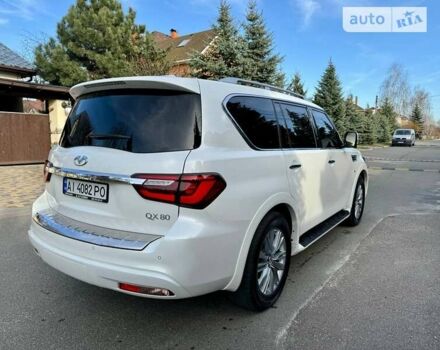 Білий Інфініті QX80, об'ємом двигуна 5.6 л та пробігом 77 тис. км за 32950 $, фото 7 на Automoto.ua