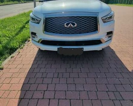 Белый Инфинити QX80, объемом двигателя 5.6 л и пробегом 75 тыс. км за 44000 $, фото 26 на Automoto.ua
