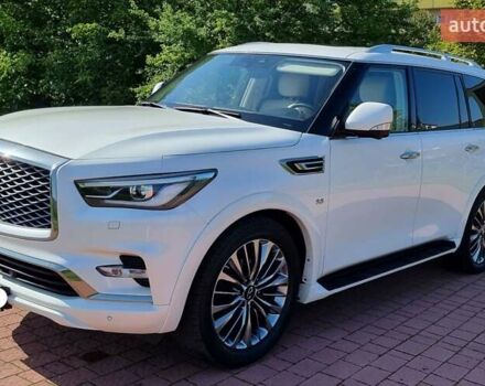 Белый Инфинити QX80, объемом двигателя 5.6 л и пробегом 75 тыс. км за 44000 $, фото 8 на Automoto.ua