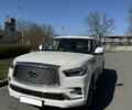 Белый Инфинити QX80, объемом двигателя 5.55 л и пробегом 47 тыс. км за 46000 $, фото 1 на Automoto.ua