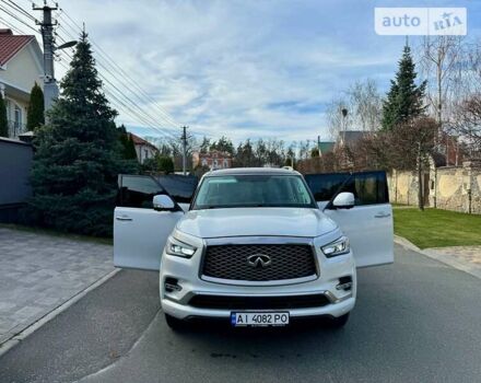 Білий Інфініті QX80, об'ємом двигуна 5.6 л та пробігом 77 тис. км за 33950 $, фото 28 на Automoto.ua