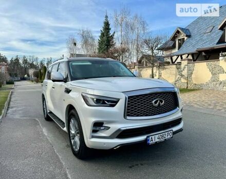 Білий Інфініті QX80, об'ємом двигуна 5.6 л та пробігом 77 тис. км за 33950 $, фото 15 на Automoto.ua