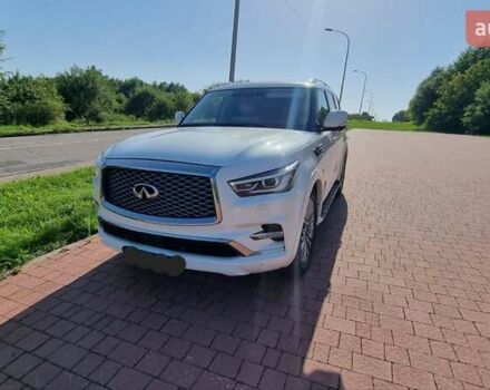Белый Инфинити QX80, объемом двигателя 5.6 л и пробегом 75 тыс. км за 44000 $, фото 25 на Automoto.ua