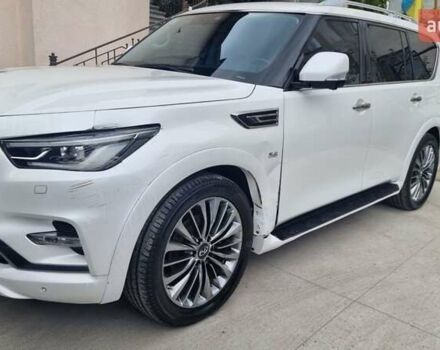 Белый Инфинити QX80, объемом двигателя 5.6 л и пробегом 75 тыс. км за 44000 $, фото 38 на Automoto.ua