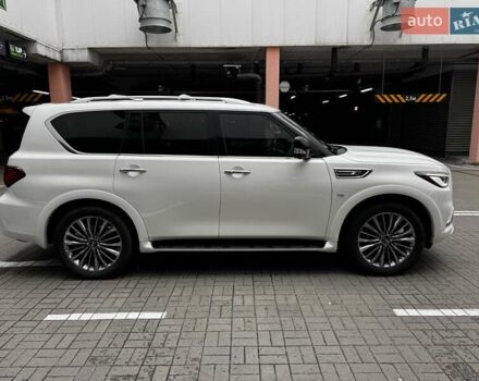 Белый Инфинити QX80, объемом двигателя 5.55 л и пробегом 57 тыс. км за 44000 $, фото 14 на Automoto.ua