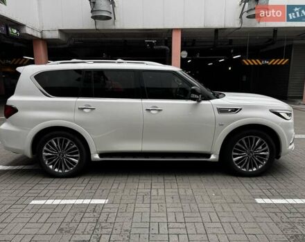 Белый Инфинити QX80, объемом двигателя 5.55 л и пробегом 57 тыс. км за 44000 $, фото 13 на Automoto.ua