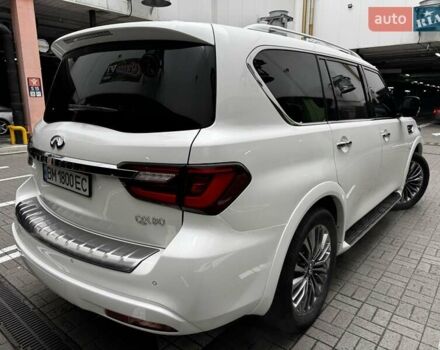Белый Инфинити QX80, объемом двигателя 5.55 л и пробегом 57 тыс. км за 44000 $, фото 4 на Automoto.ua