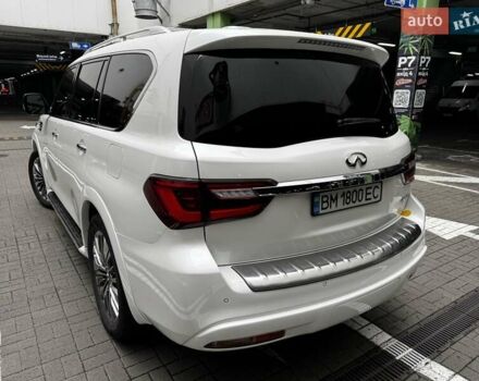 Белый Инфинити QX80, объемом двигателя 5.55 л и пробегом 57 тыс. км за 44000 $, фото 10 на Automoto.ua