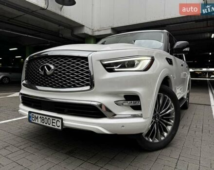 Белый Инфинити QX80, объемом двигателя 5.55 л и пробегом 57 тыс. км за 44000 $, фото 5 на Automoto.ua