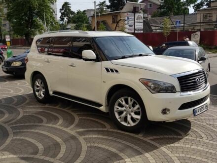 Инфинити QX80 2014 в Киеве на Automoto.ua Белый Инфинити QX80, объемом двигателя 5.6 л и пробегом 2 тыс. км за 533 $, фото 1 на Automoto.ua