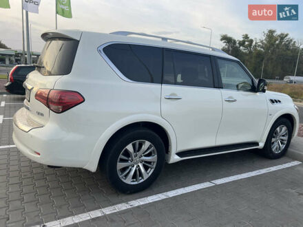Инфинити QX80 2015 в Киеве на Automoto.ua Белый Инфинити QX80, объемом двигателя 5.55 л и пробегом 130 тыс. км за 22800 $, фото 1 на Automoto.ua