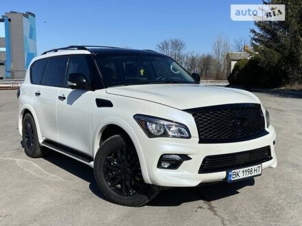 Инфинити QX80 2016 в Ровно на Automoto.ua Белый Инфинити QX80, объемом двигателя 5.6 л и пробегом 11 тыс. км за 27900 $, фото 1 на Automoto.ua