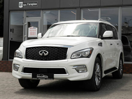 Инфинити QX80 2016 в Черновцах на Automoto.ua Белый Инфинити QX80, объемом двигателя 5.6 л и пробегом 85 тыс. км за 0 $, фото 1 на Automoto.ua