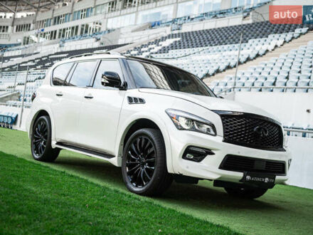 Инфинити QX80 2016 в Одессе на Automoto.ua Белый Инфинити QX80, объемом двигателя 5.55 л и пробегом 42 тыс. км за 21900 $, фото 1 на Automoto.ua