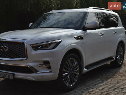 Инфинити QX80 2018 в Виннице на Automoto.ua Белый Инфинити QX80, объемом двигателя 5.55 л и пробегом 100 тыс. км за 45500 $, фото 1 на Automoto.ua