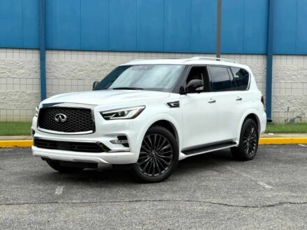 Інфініті QX80 2023 у Києві на Automoto.ua Білий Інфініті QX80, об'ємом двигуна 5.6 л та пробігом 25 тис. км за 39000 $, фото 1 на Automoto.ua