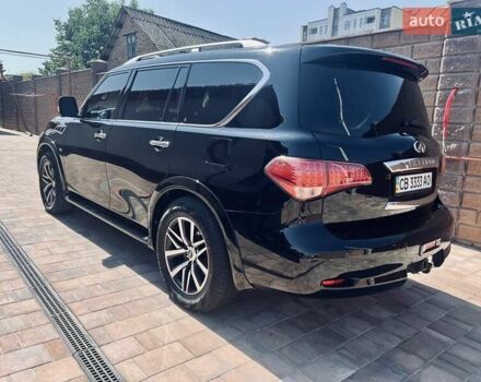 Черный Инфинити QX80, объемом двигателя 5.55 л и пробегом 165 тыс. км за 22000 $, фото 11 на Automoto.ua