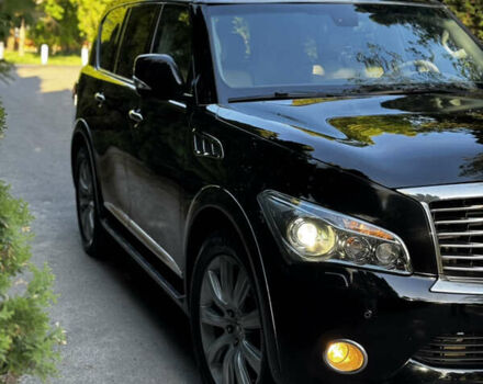 Черный Инфинити QX80, объемом двигателя 5.55 л и пробегом 298 тыс. км за 20700 $, фото 10 на Automoto.ua