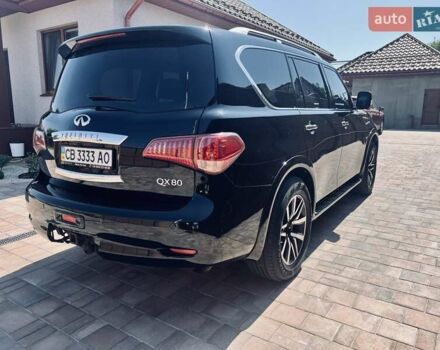 Черный Инфинити QX80, объемом двигателя 5.55 л и пробегом 165 тыс. км за 22000 $, фото 8 на Automoto.ua
