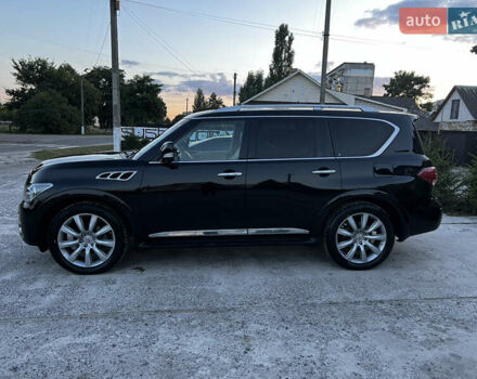 Черный Инфинити QX80, объемом двигателя 5.55 л и пробегом 298 тыс. км за 20700 $, фото 4 на Automoto.ua