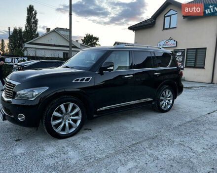 Черный Инфинити QX80, объемом двигателя 5.55 л и пробегом 298 тыс. км за 20700 $, фото 6 на Automoto.ua