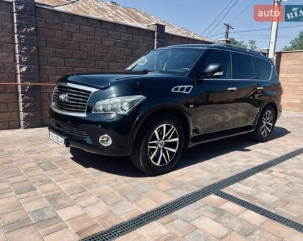 Черный Инфинити QX80, объемом двигателя 5.55 л и пробегом 165 тыс. км за 22000 $, фото 2 на Automoto.ua