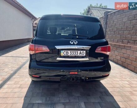 Черный Инфинити QX80, объемом двигателя 5.55 л и пробегом 165 тыс. км за 22000 $, фото 10 на Automoto.ua
