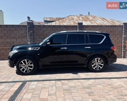 Черный Инфинити QX80, объемом двигателя 5.55 л и пробегом 165 тыс. км за 22000 $, фото 3 на Automoto.ua
