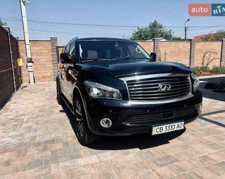Черный Инфинити QX80, объемом двигателя 5.55 л и пробегом 165 тыс. км за 22000 $, фото 9 на Automoto.ua