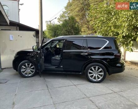 Черный Инфинити QX80, объемом двигателя 5.55 л и пробегом 198 тыс. км за 21999 $, фото 10 на Automoto.ua