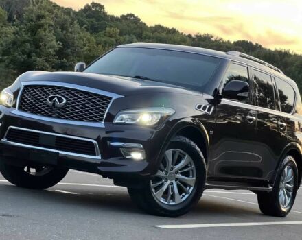 Черный Инфинити QX80, объемом двигателя 5.6 л и пробегом 74 тыс. км за 13000 $, фото 1 на Automoto.ua