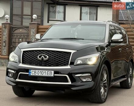 Чорний Інфініті QX80, об'ємом двигуна 5.55 л та пробігом 158 тис. км за 24500 $, фото 1 на Automoto.ua