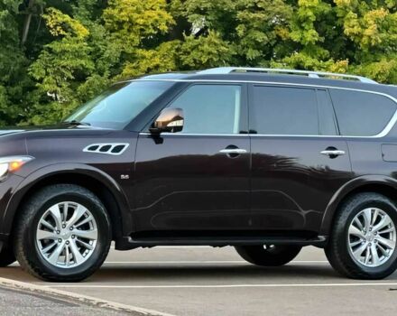 Черный Инфинити QX80, объемом двигателя 5.6 л и пробегом 74 тыс. км за 13000 $, фото 2 на Automoto.ua