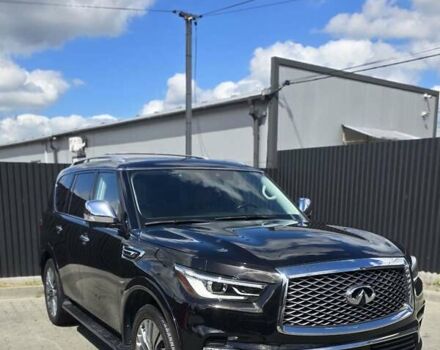 Черный Инфинити QX80, объемом двигателя 5.55 л и пробегом 107 тыс. км за 31500 $, фото 2 на Automoto.ua