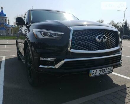 Черный Инфинити QX80, объемом двигателя 5.55 л и пробегом 95 тыс. км за 38500 $, фото 5 на Automoto.ua