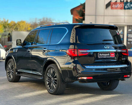 Черный Инфинити QX80, объемом двигателя 5.6 л и пробегом 95 тыс. км за 34490 $, фото 5 на Automoto.ua