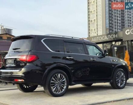 Черный Инфинити QX80, объемом двигателя 5.55 л и пробегом 62 тыс. км за 36800 $, фото 3 на Automoto.ua